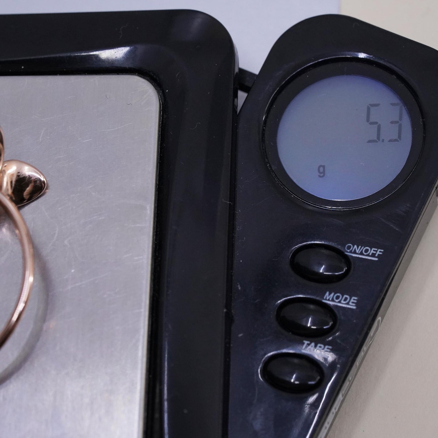 1.25", vermeil rose gold over sterling 925 silver loop earrings, hoops flower