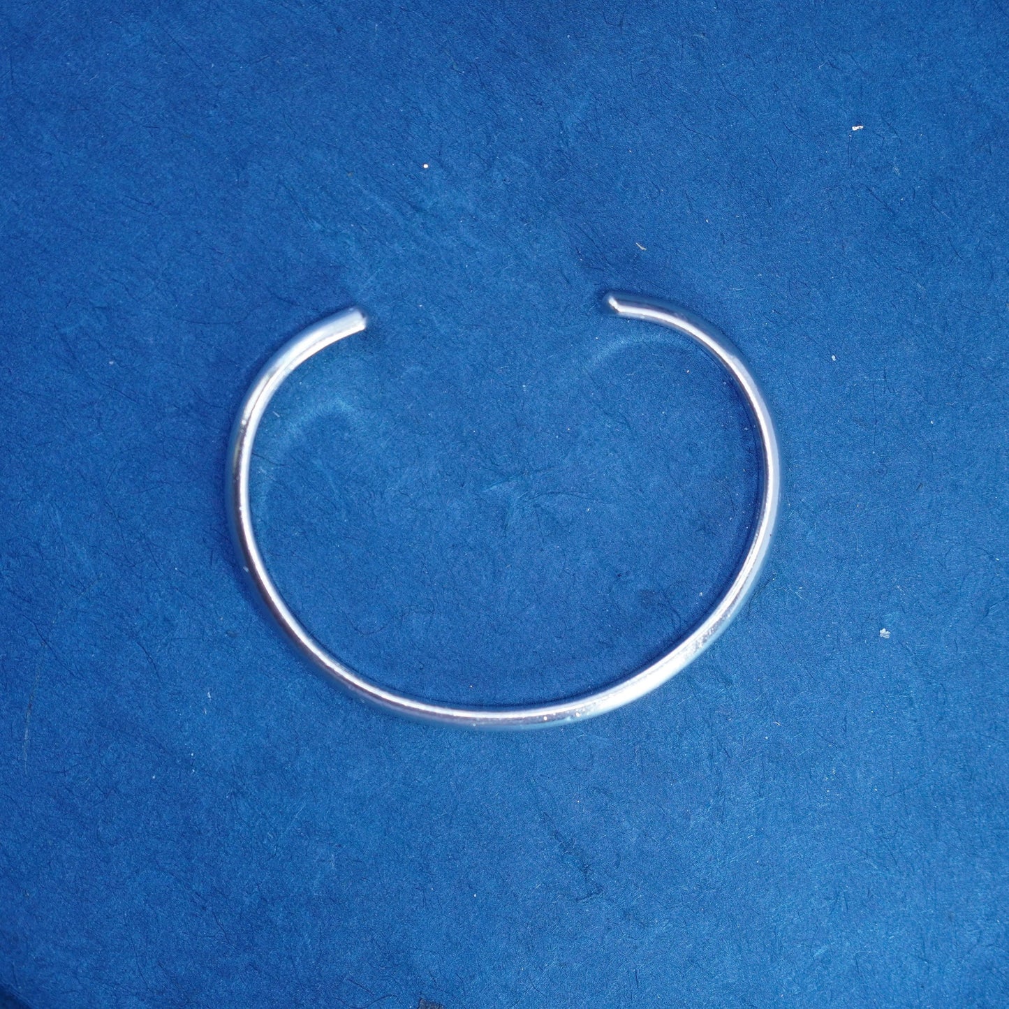 Native American Larry Martinez Chavez LMC sterling silver bracelet, 925 cuff