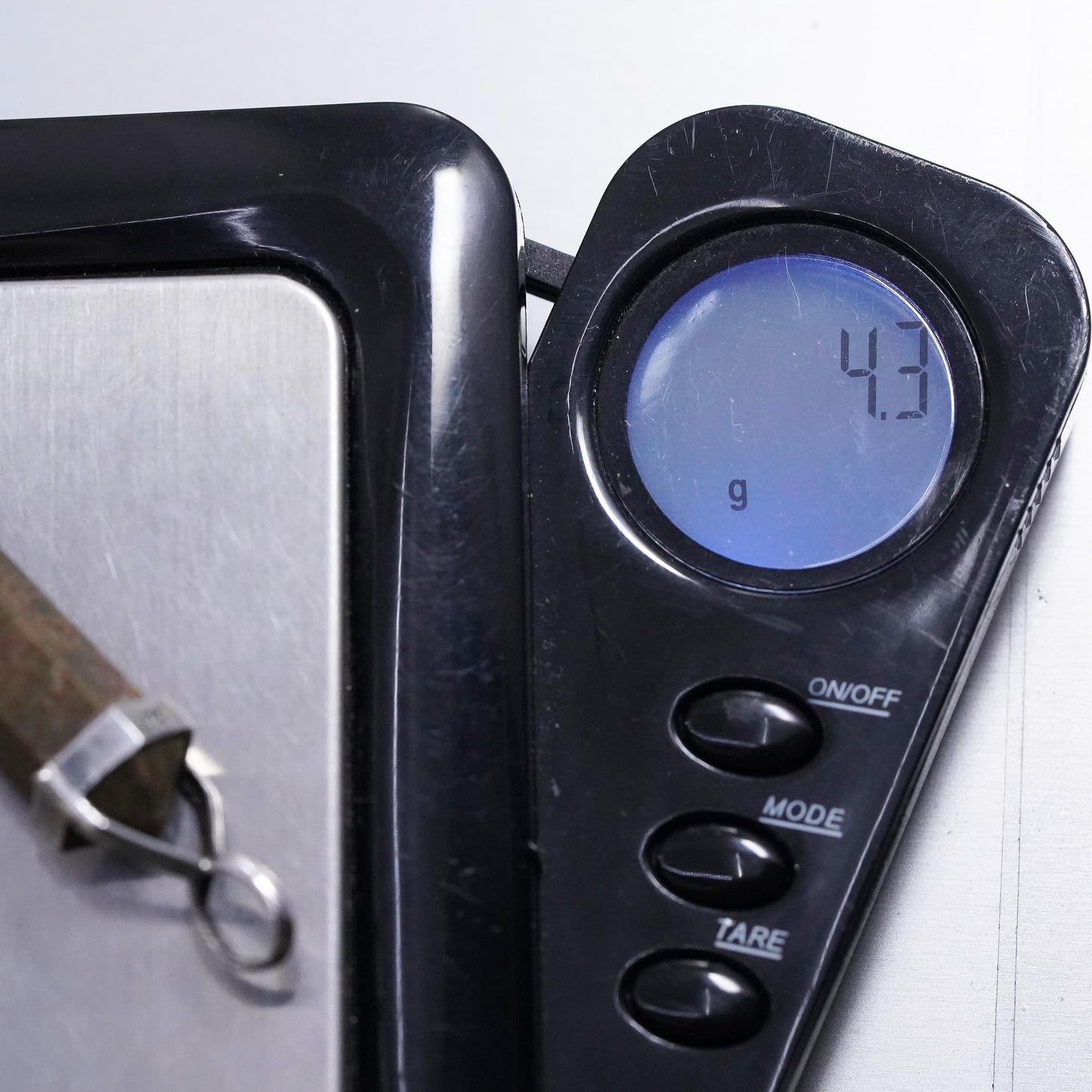 Vintage handmade sterling 925 silver charm pendant healing crystal bloodstone