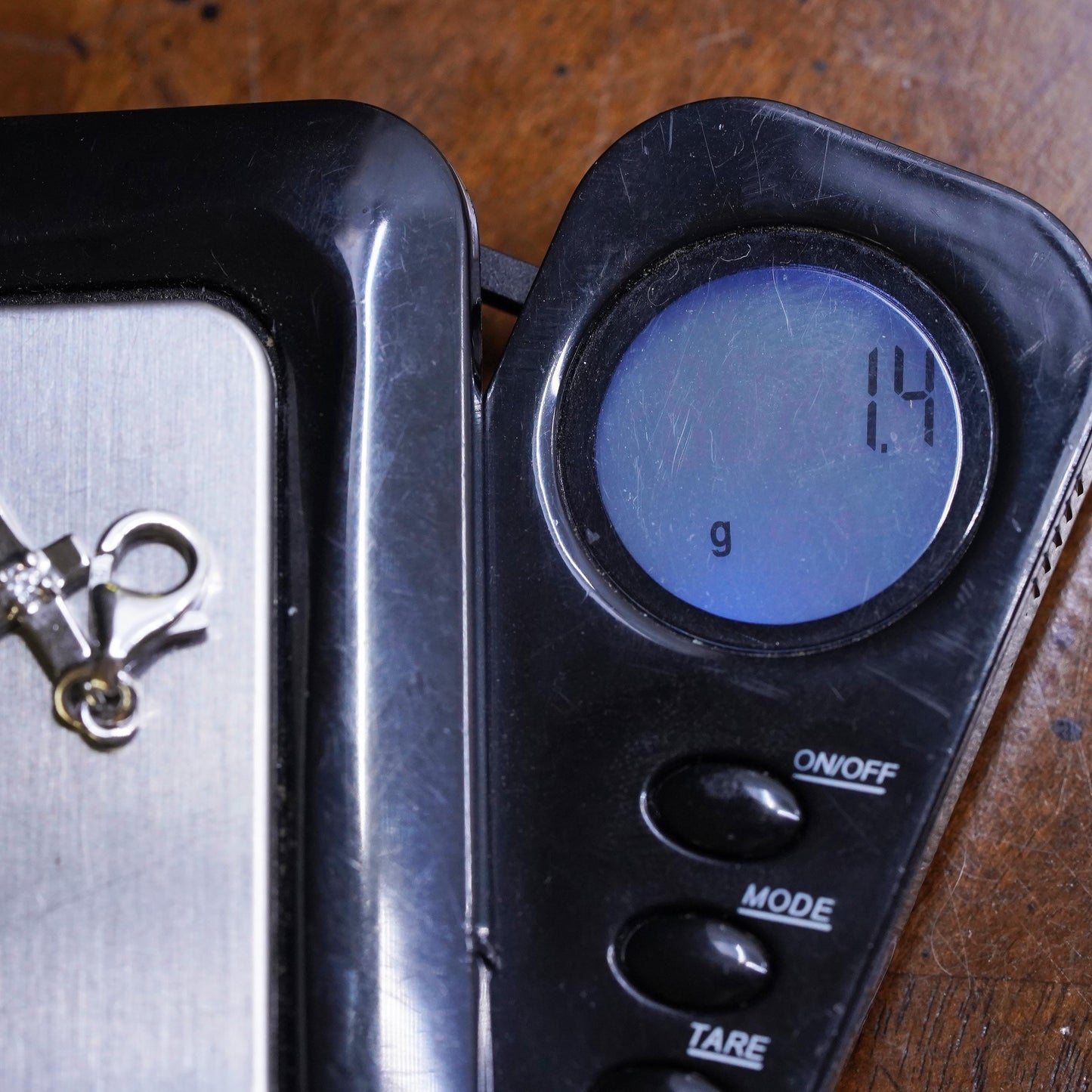 Vintage Sterling silver pendant, solid 925 silver cross charm with cz