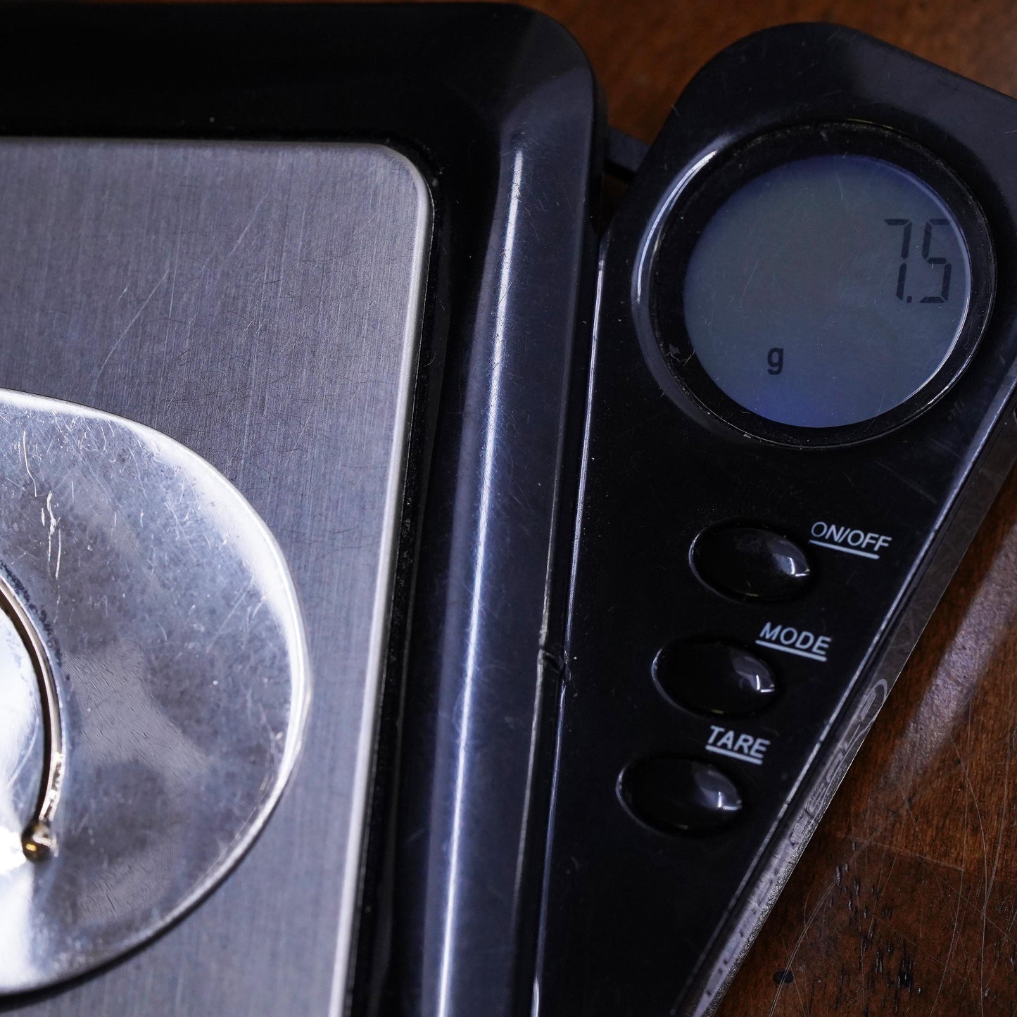 Vintage sterling silver handmade brooch, 925 leaf pin with 14K gold trim