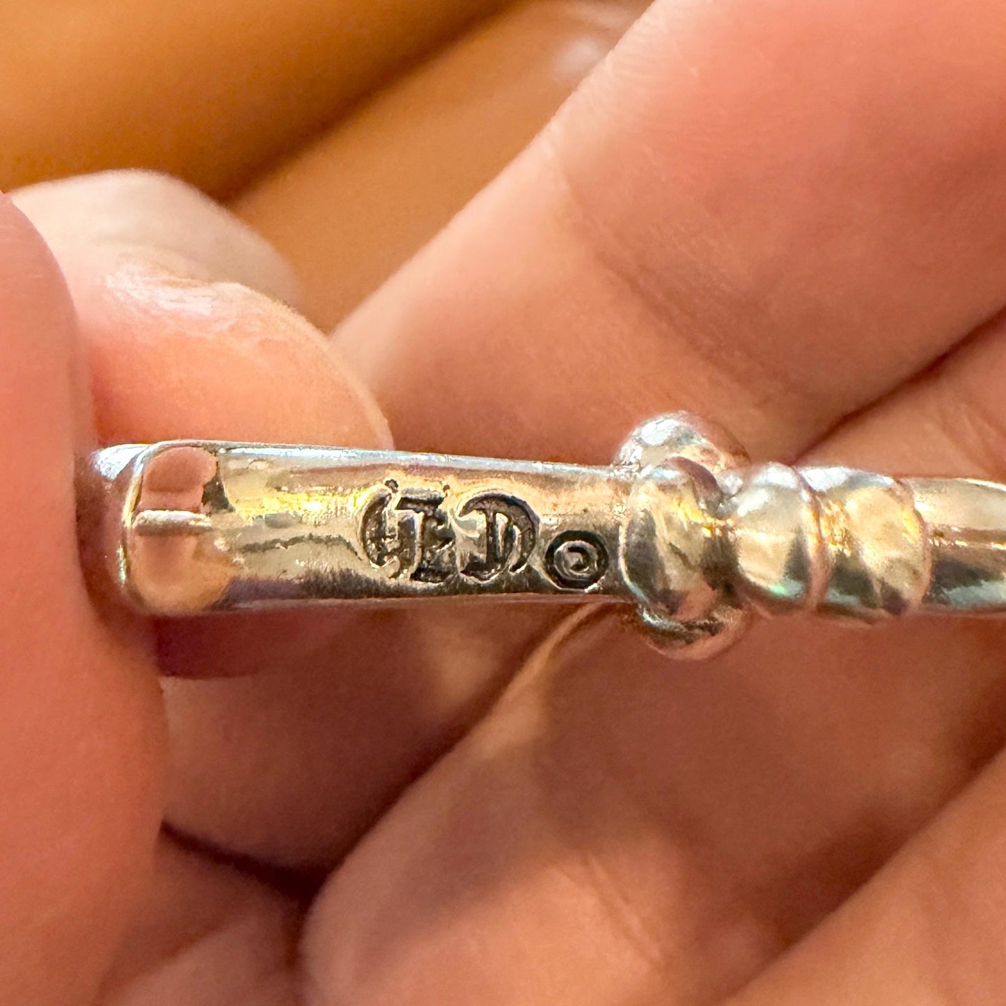 Vintage Chrome Hearts 2004 Sterling silver handmade pendant, 925 cross