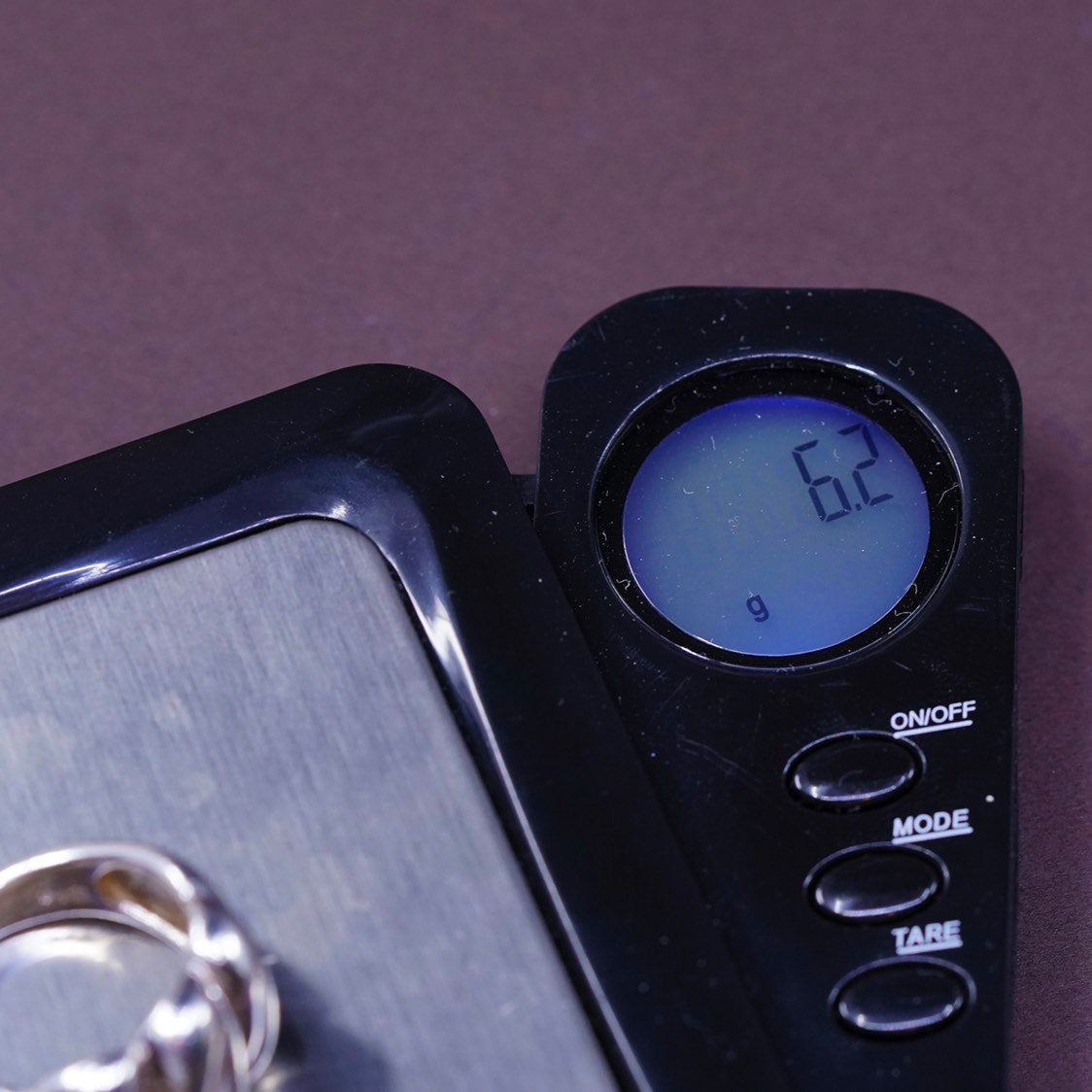 sz 8.25, vtg Sterling silver handmade ring, 925 silver ribbed band