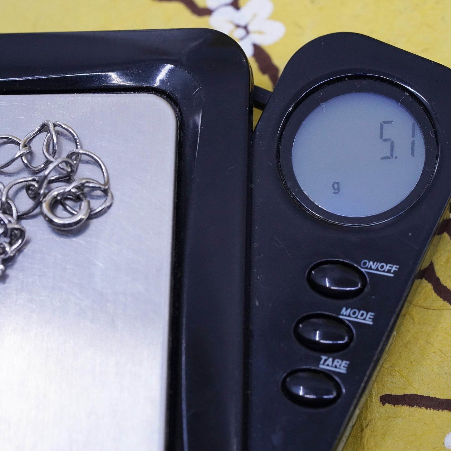 6.75", Sterling silver curb bracelet, 925 chain bracelet piano guitar charms