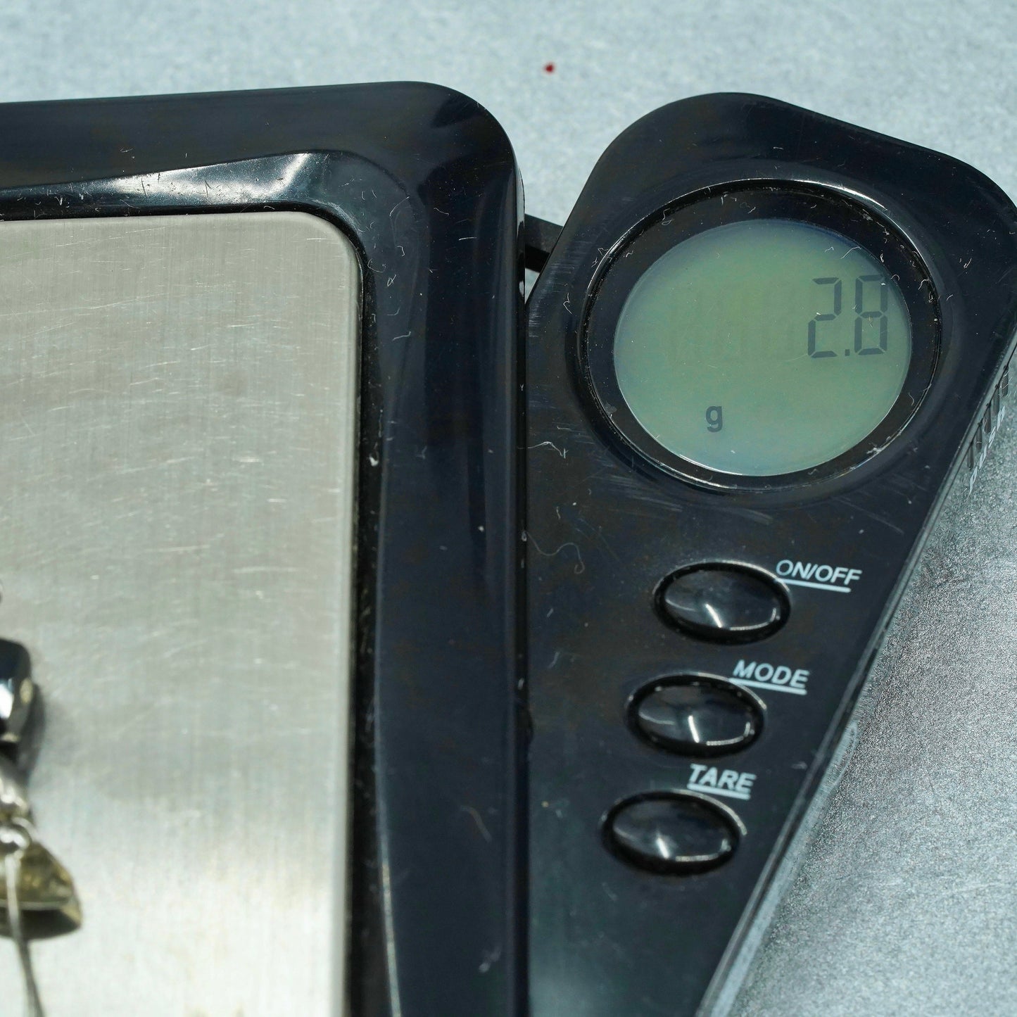 Vintage Sterling 925 silver handmade rectangular earrings with obsidian