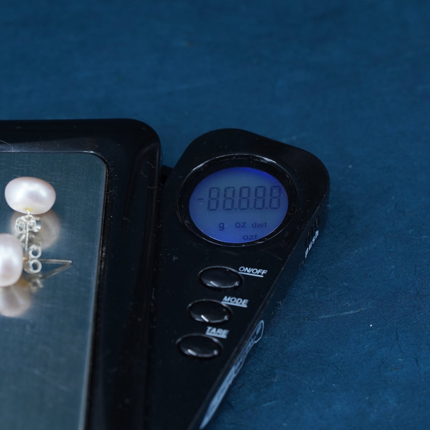10mm, Sterling 925 silver with pink freshwater pearl studs earrings