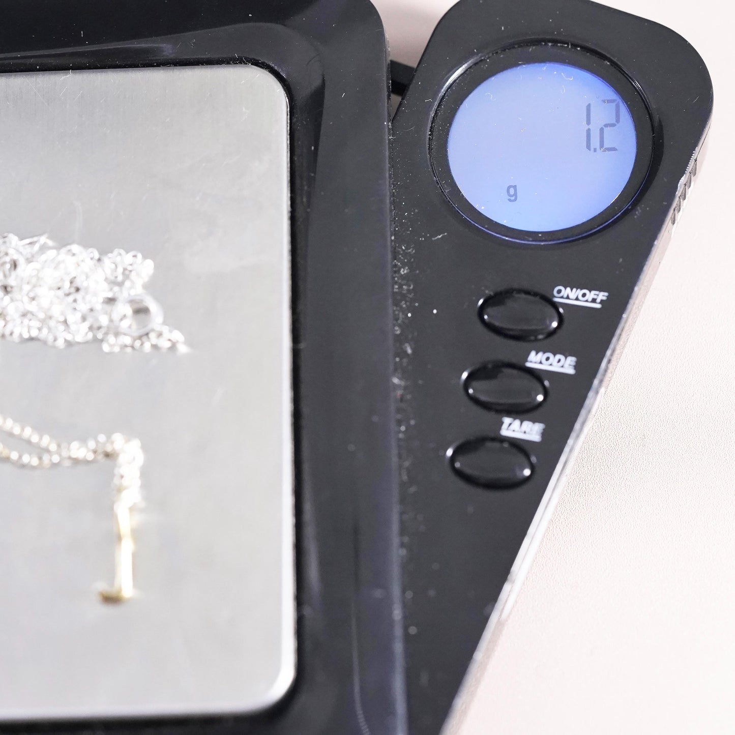 15+3”, vintage two tone Sterling silver handmade pendant, 925 key charm