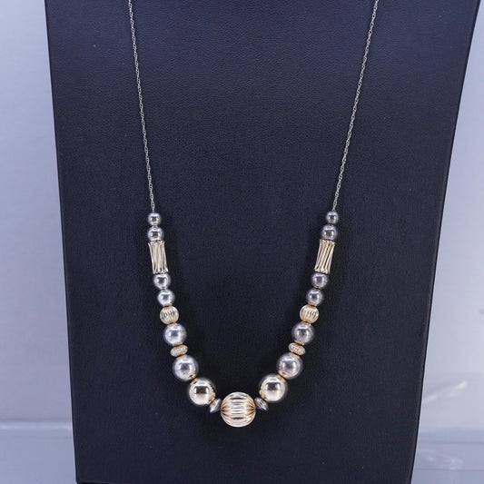 24”, ADDA sterling 925 silver Singapore rope chain 14K yellow gold necklace
