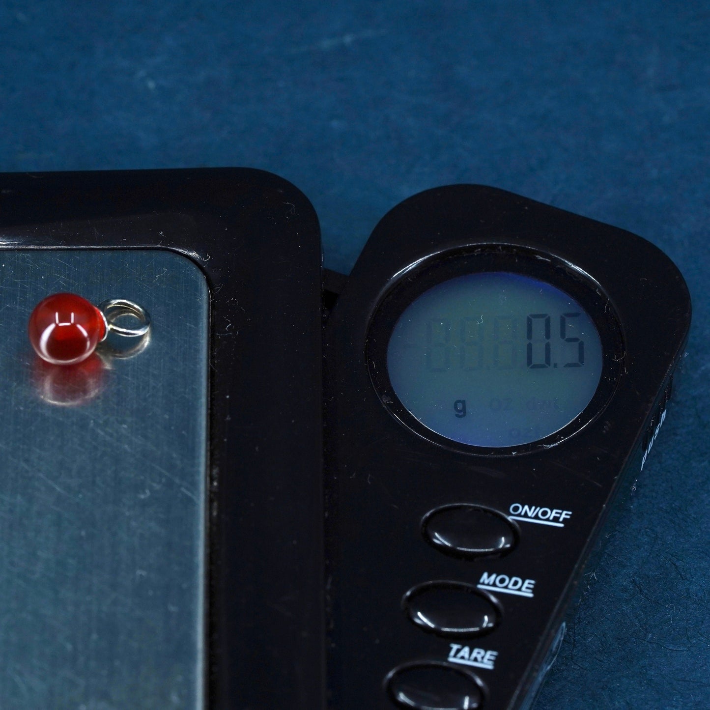 Vintage sterling silver handmade pendant with carnelian