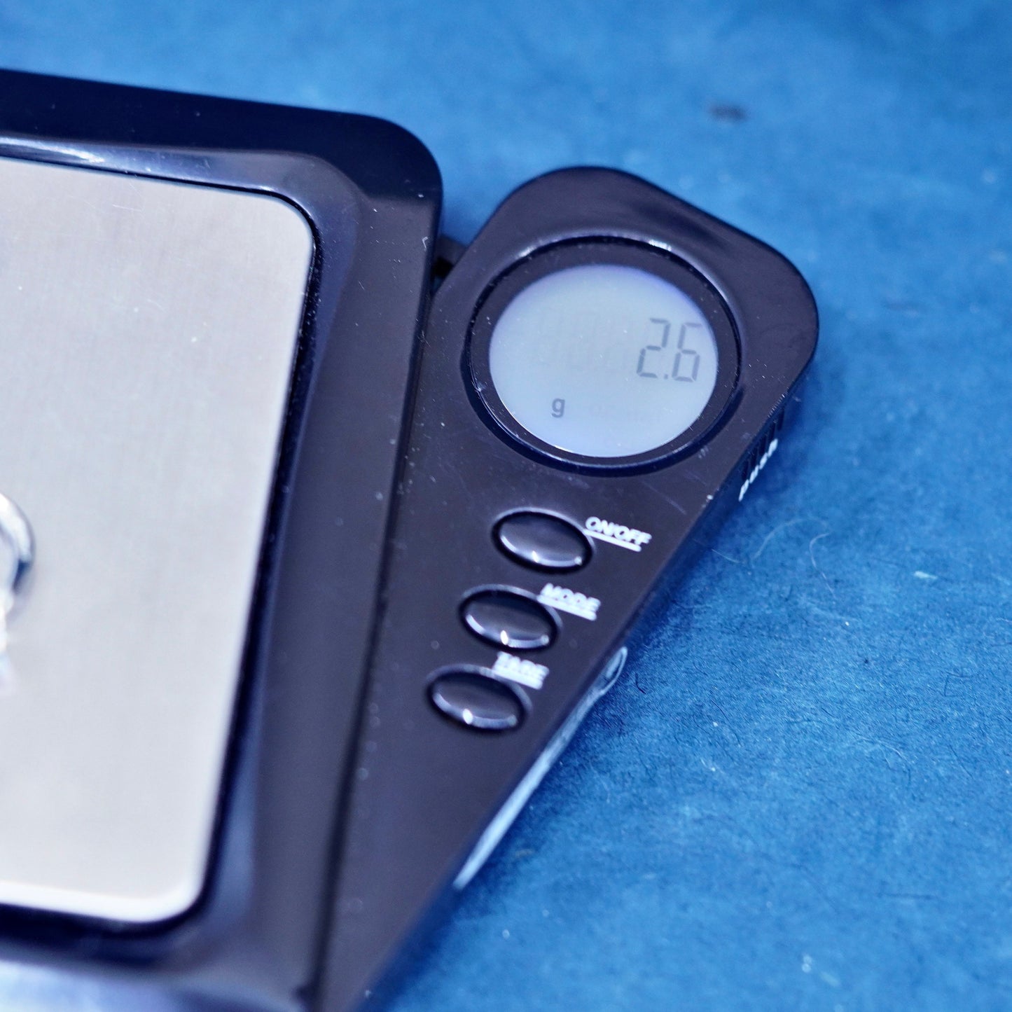 Vintage sterling silver earrings, solid 925 silver circle with cz