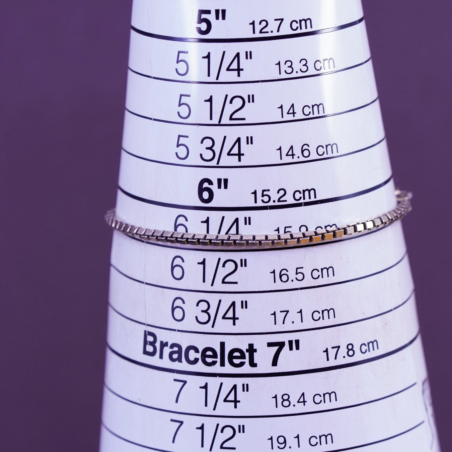 6.25”, vintage vermeil gold over Sterling 925 silver handmade bracelet chain