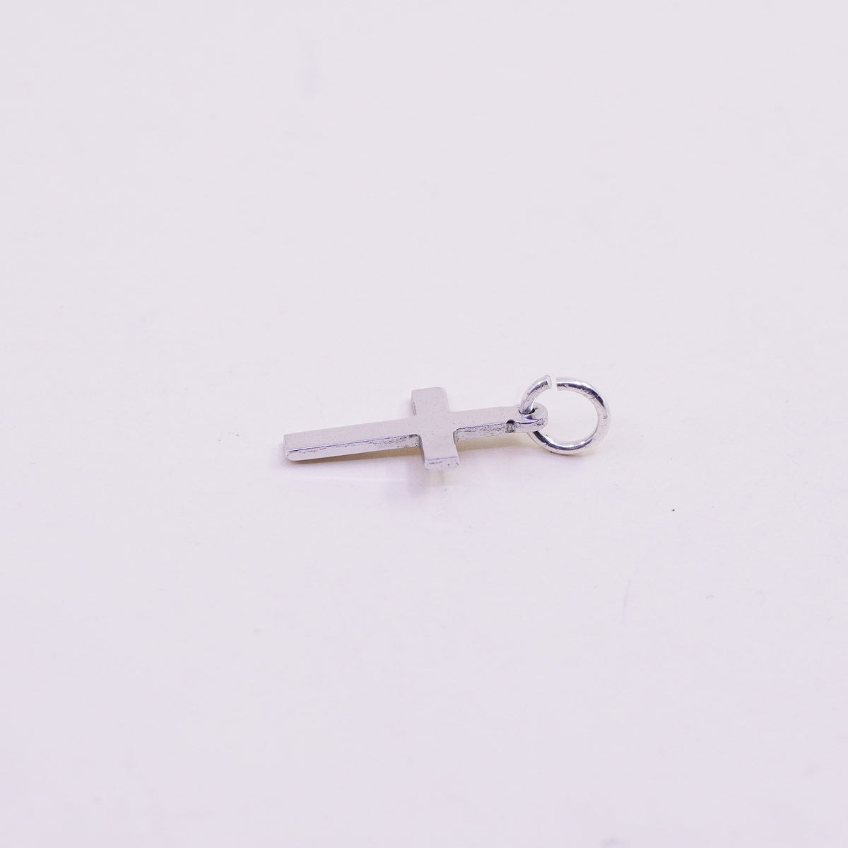 Vintage Sterling silver pendant, 925 cross charm