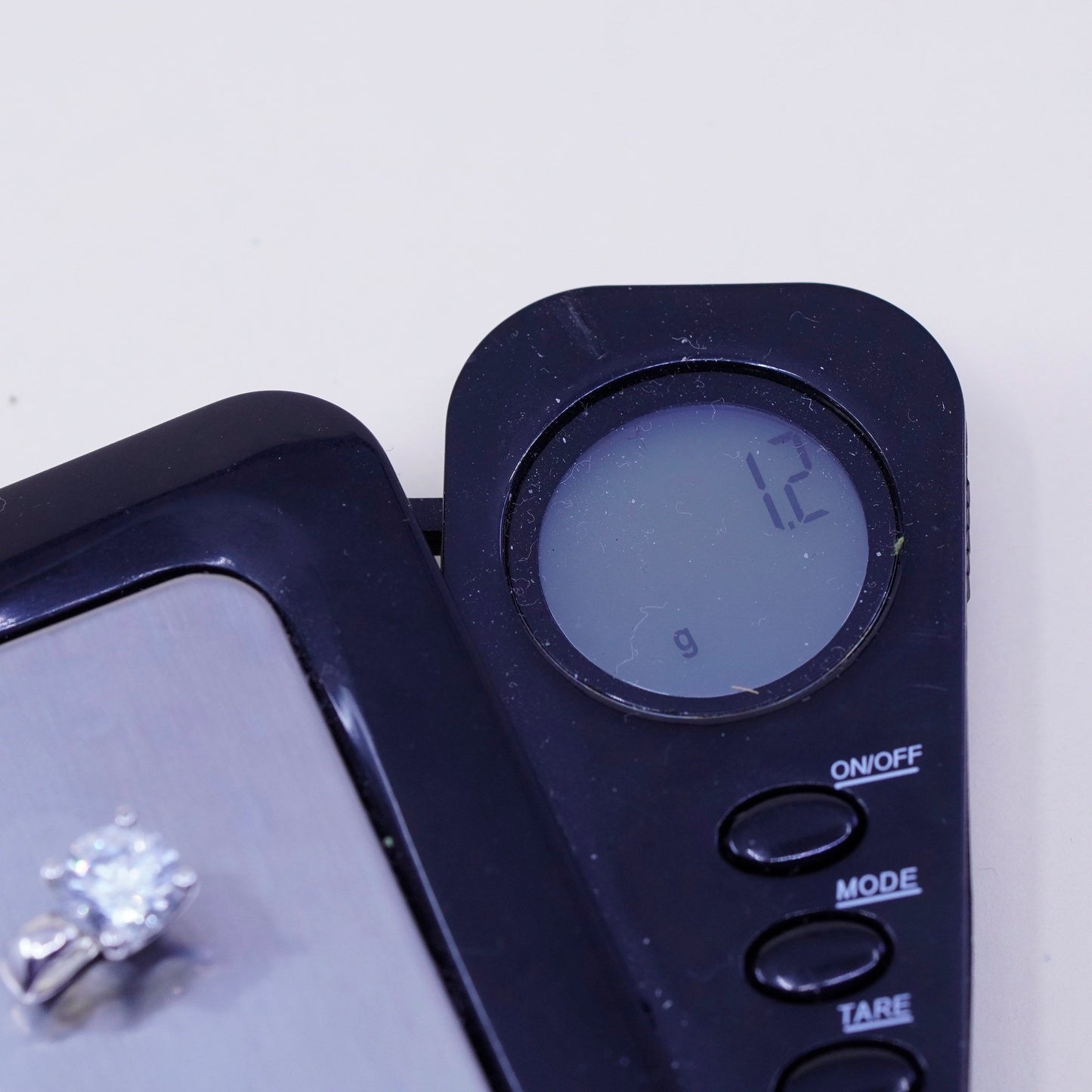 Vintage sterling silver cz crystal pendant, 925 charm