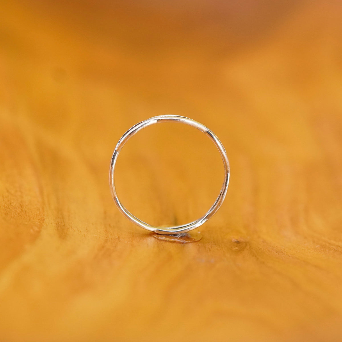size 9.25, vintage Sterling silver handmade ring, 925 entwined band