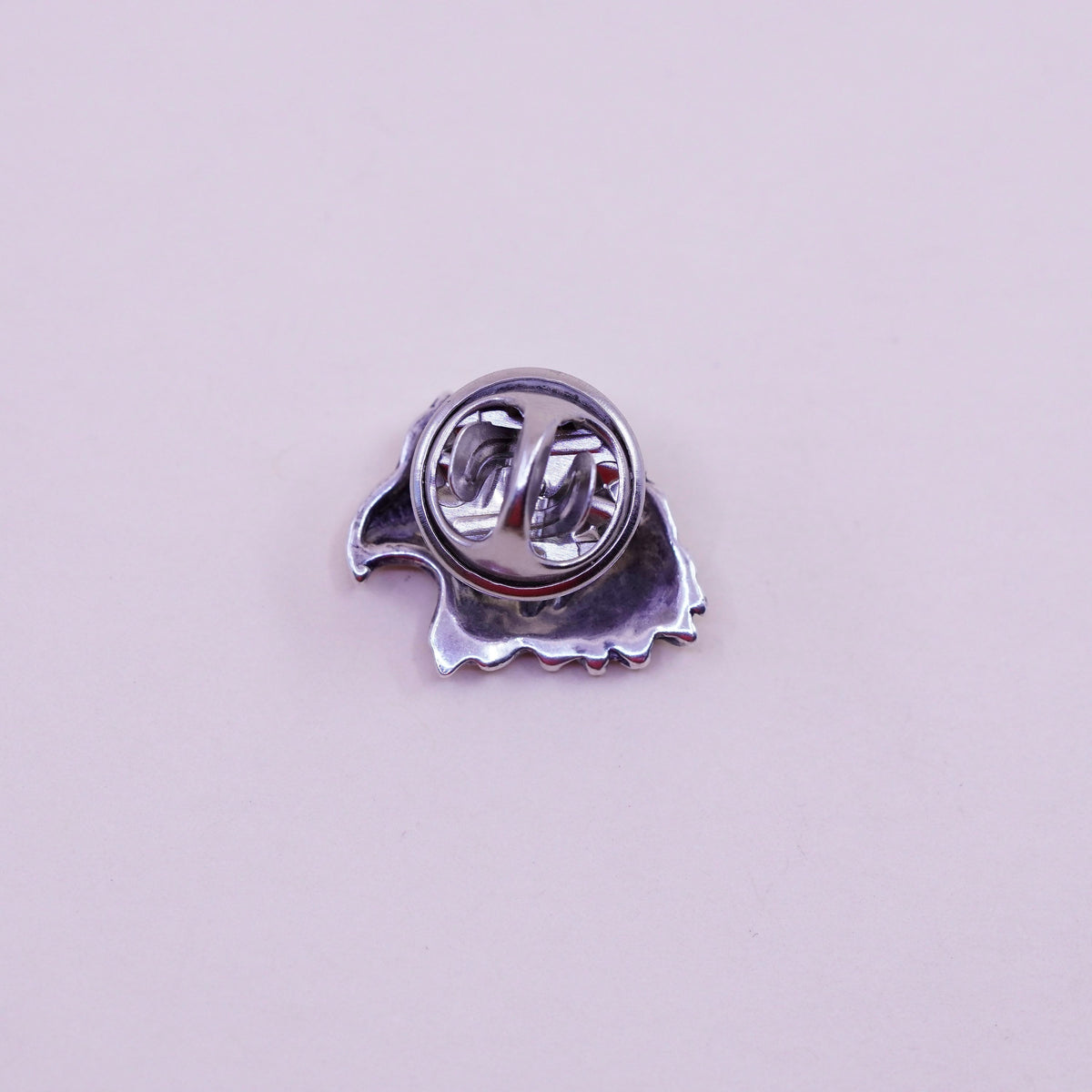 Vintage Mexico sterling silver handmade brooch, 925 bird Eagle head pin