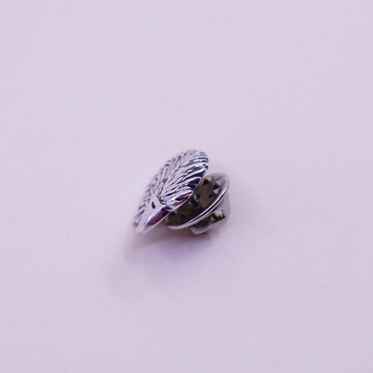 Vintage Mexico sterling silver handmade brooch, 925 bird Eagle head pin