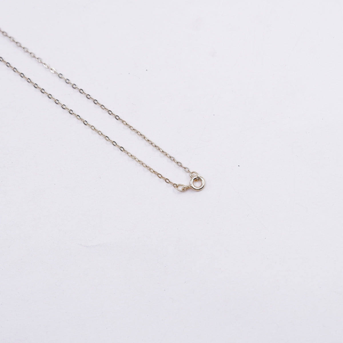 18”, vtg vermeil gold over Sterling silver necklace, 925 flatten circle chain
