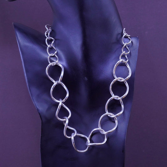 17”, Silpada Jewelry | Oxidized Hammered Sterling 925 silver twisted Necklace