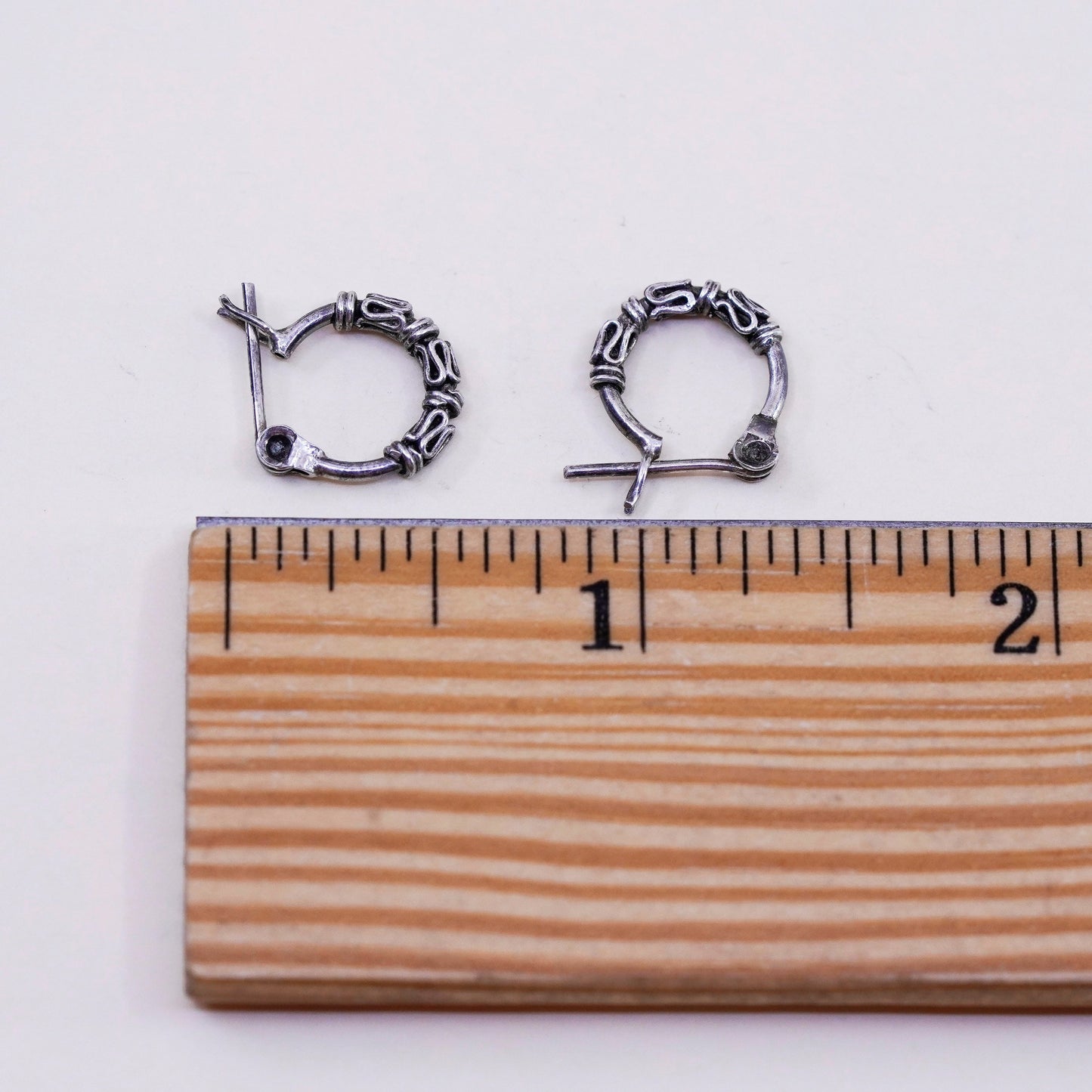 0.5”, sterling silver loop earrings, fashion minimalist, 925 hoops, huggie