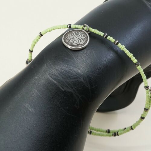 Sterling silver handmade necklace, solid 925 N Turquoise beads Choker Collar