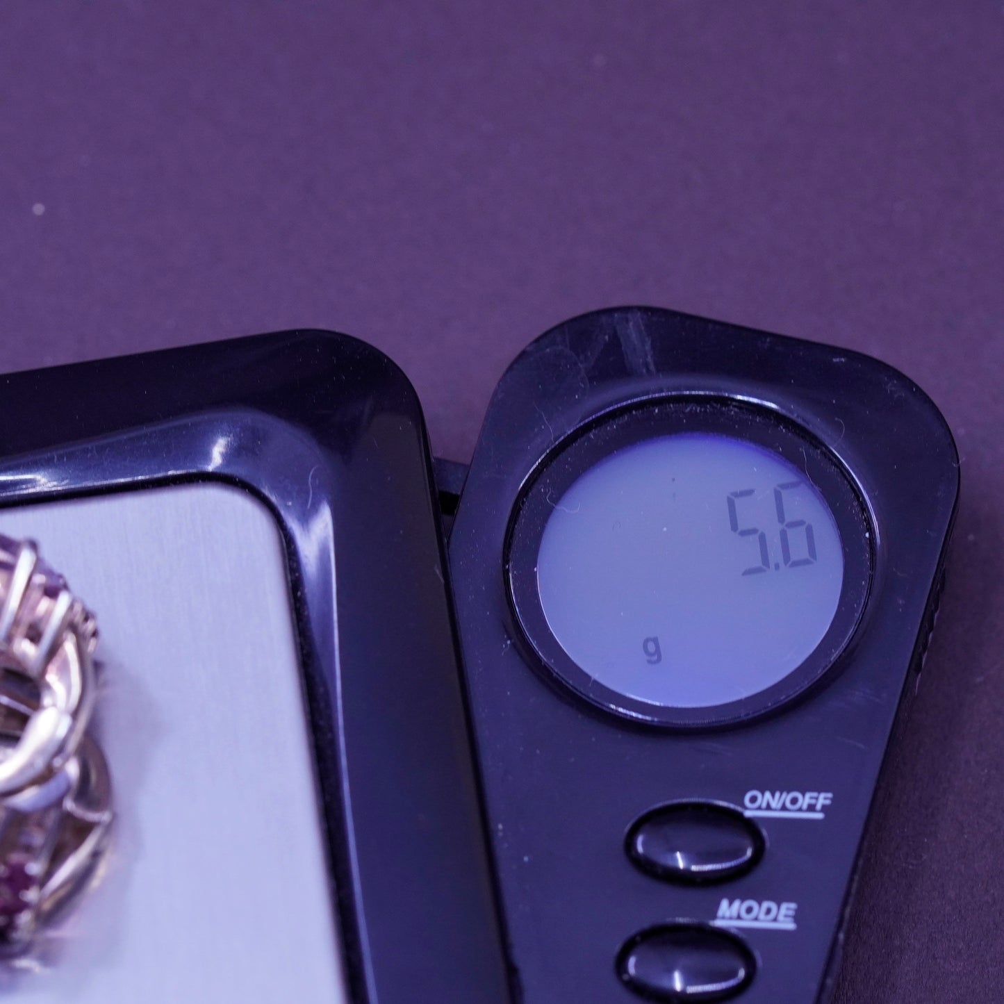 0.5”, Vermeil rose gold over Sterling silver hoops, 925 huggie earrings Cz ruby