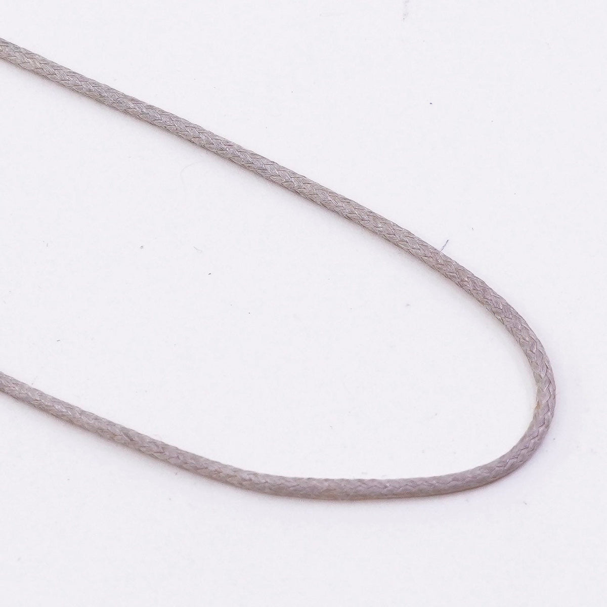 27”, 1mm, Vintage linen thread chain, necklace with sterling 925 silver clasp