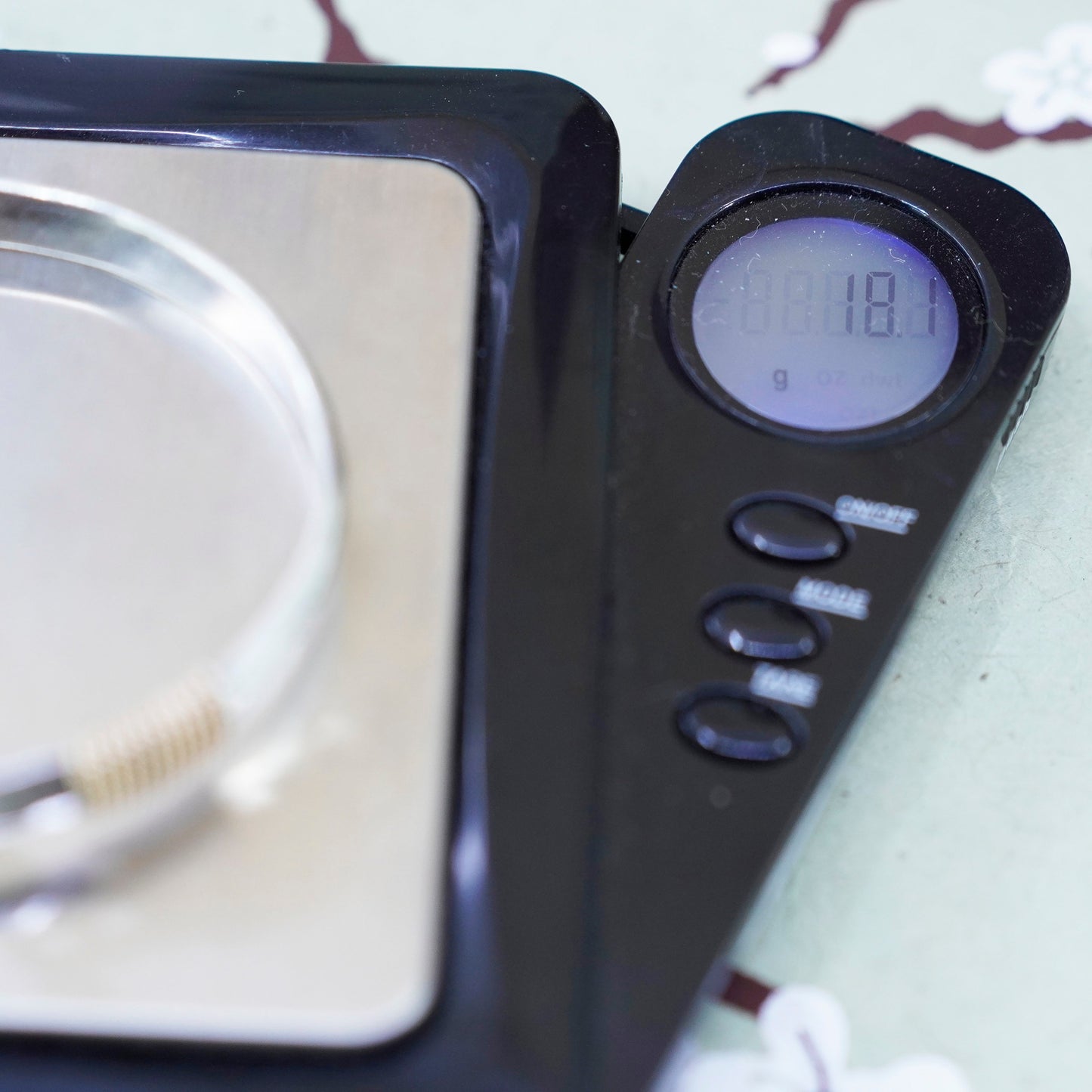 6”, 14K gold wired Sterling 925 silver bracelet, two tone horseshoe bangle