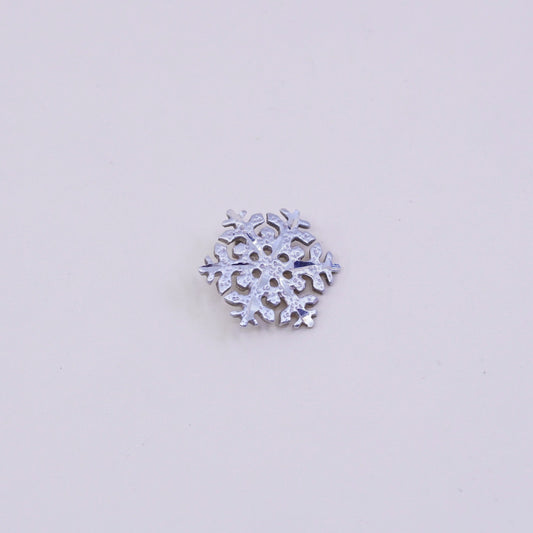 Vintage Shube Sterling 925 silver pendant snowflake
