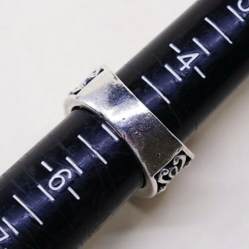 Sz 5 Rare Retired Silpada Silpada Uptown Sterling 925 Silver Handmade Ring R0981