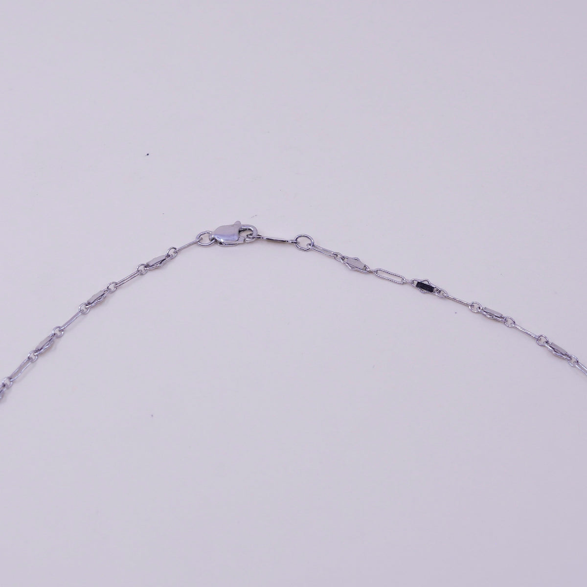 16”, Judith jack sterling 925 silver necklace, chain obsidian marcasite
