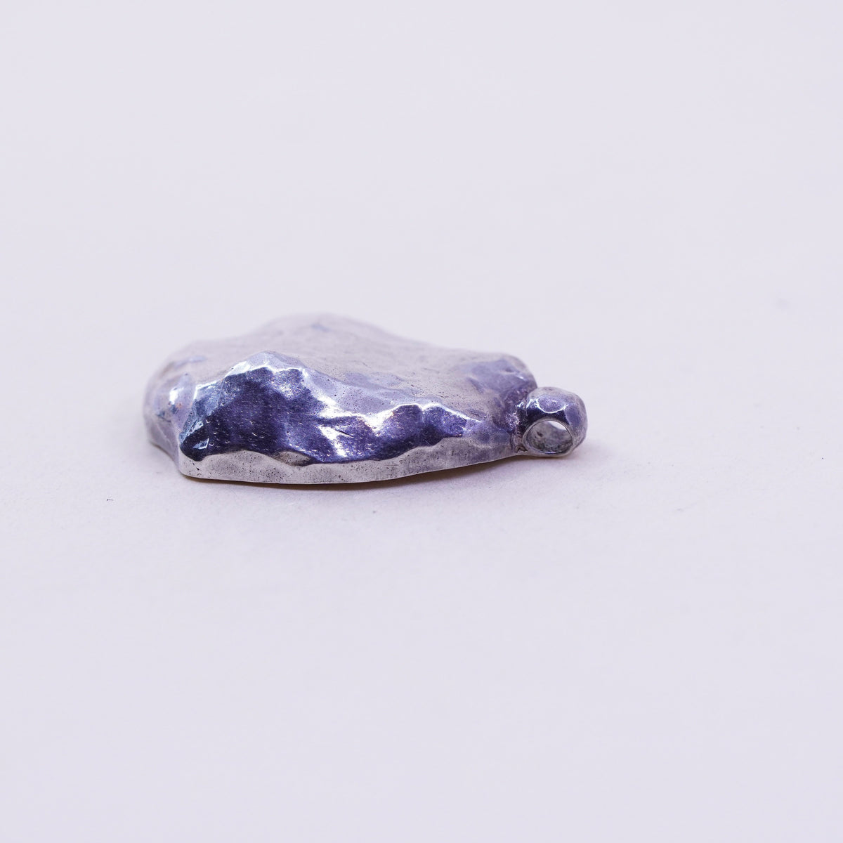 Retired Silpada handmade Sterling 925 Silver Hammered nugget Pendant