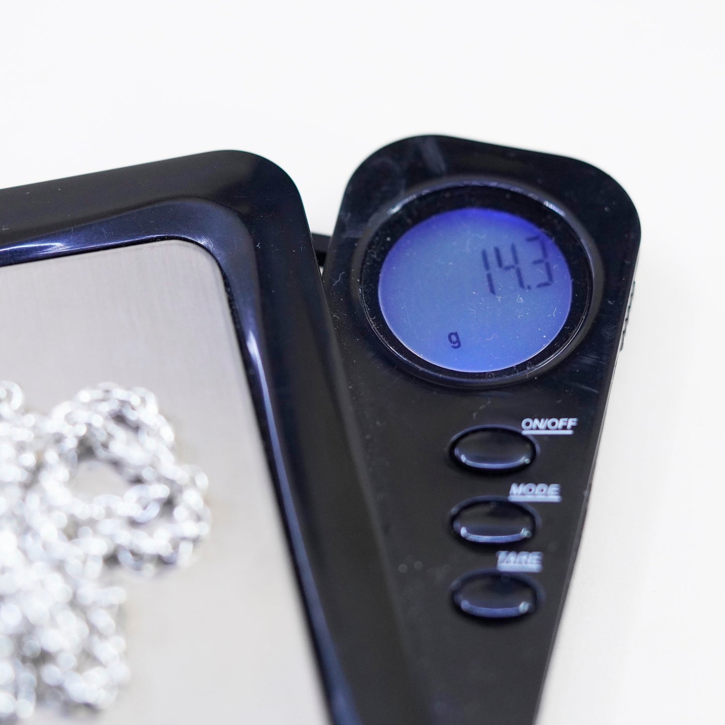 18”, 3mm, Vintage sterling silver circle chain, 925 necklace