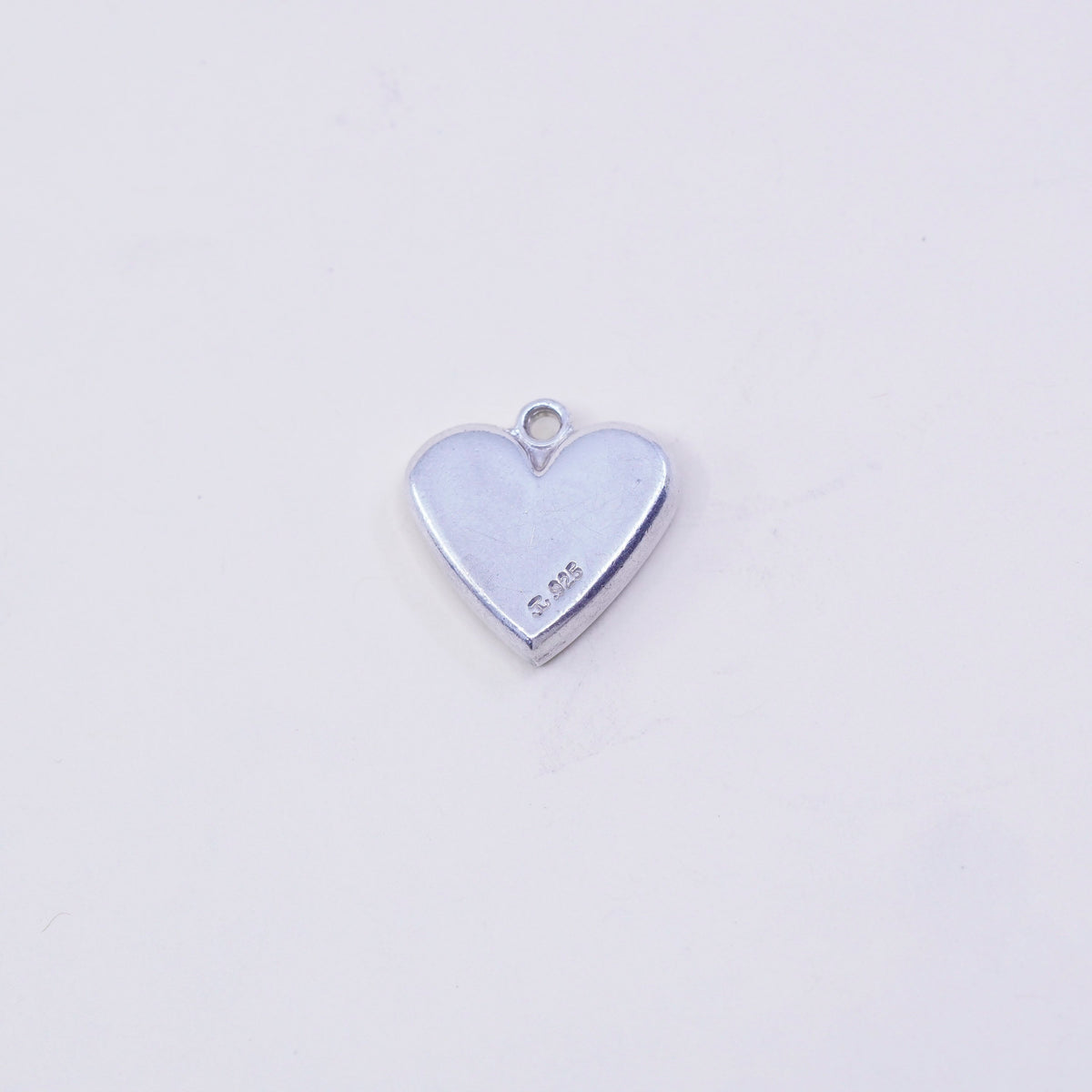 Vintage Judith Jack handmade sterling silver heart charm, 925 pendant
