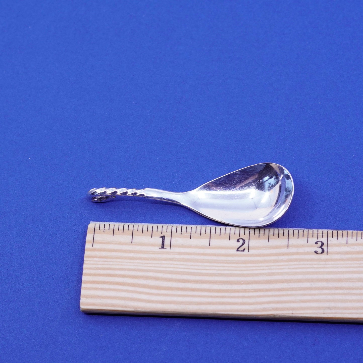 Vintage sterling silver handmade pendant, 925 spoon
