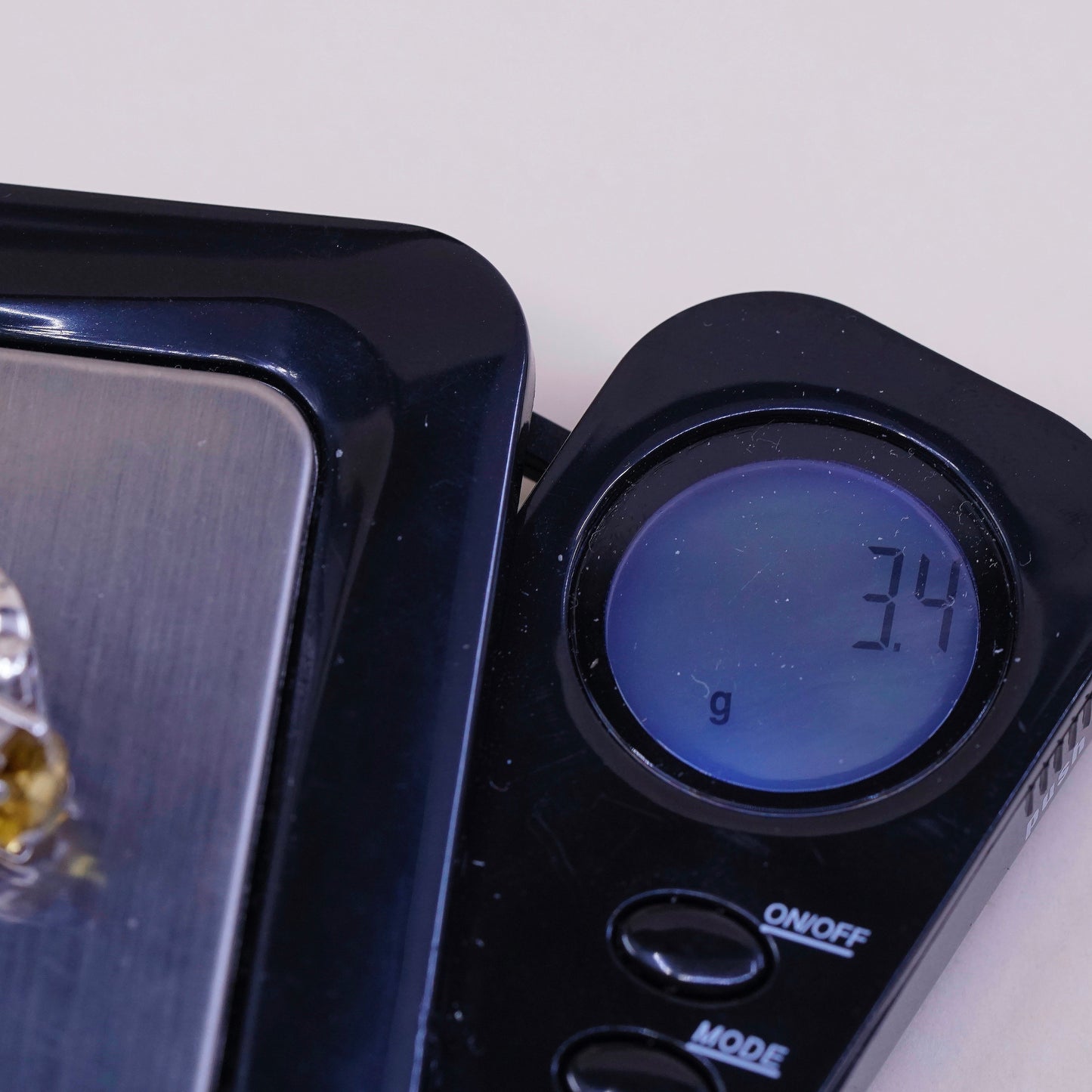 Size 6, vintage Sterling silver handmade ring, filigree 925 w/ citrine