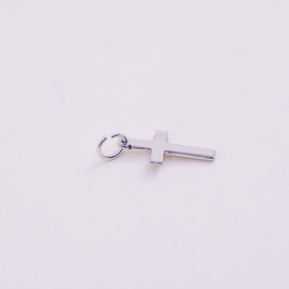 Vintage Sterling silver pendant, 925 cross charm