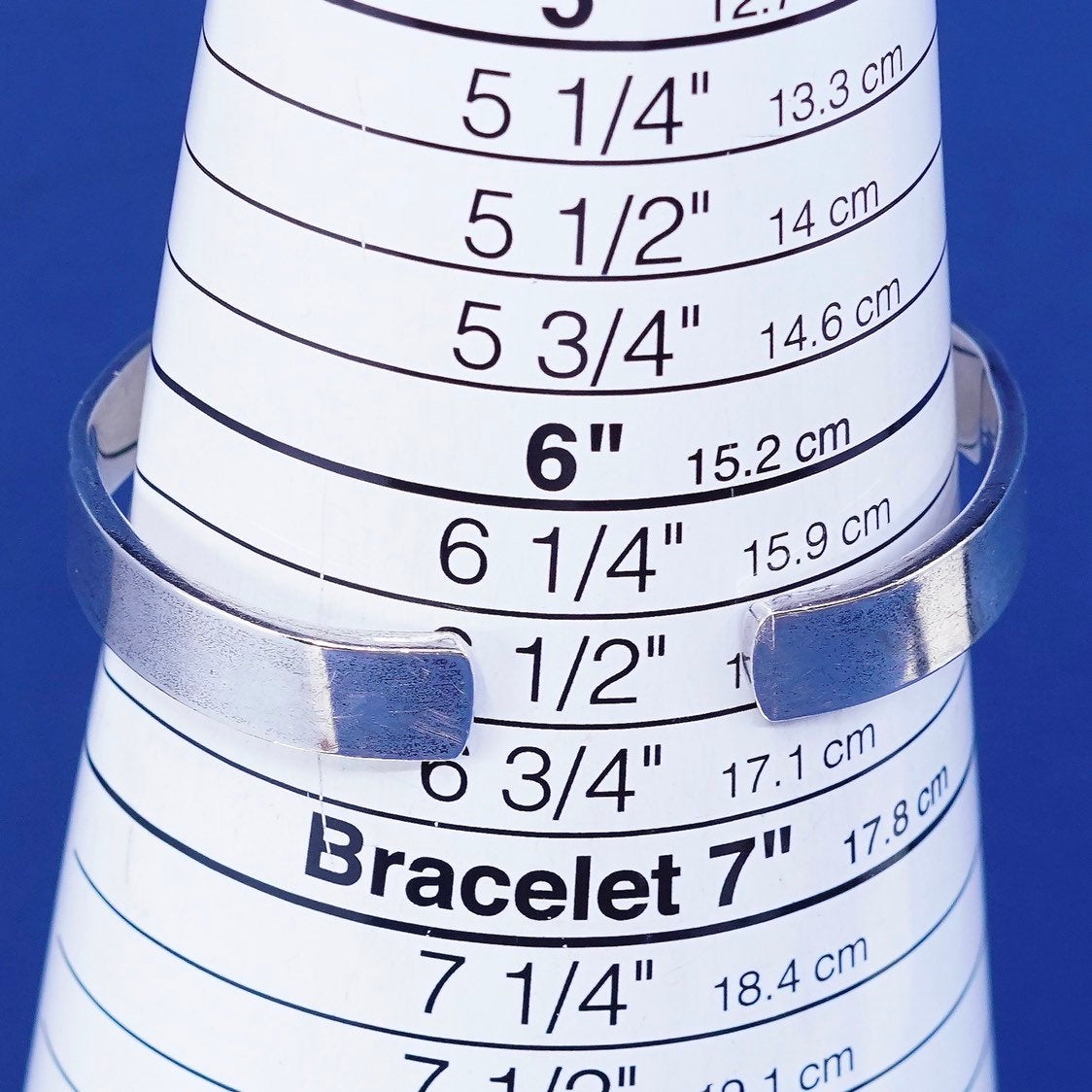 6.5", sterling silver handmade bracelet, Southwestern 925 cuff “Jesus” N fish