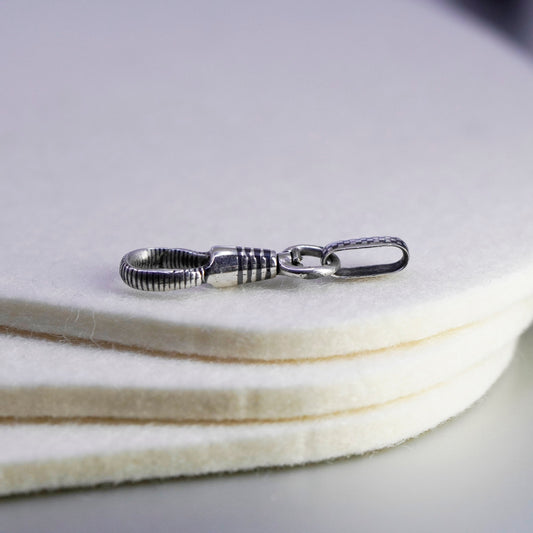 Vintage Sterling 925 silver handmade keychain