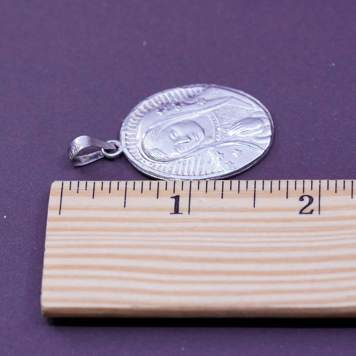 Vintage Sterling 925 silver nsd guadalupe de mexico 1804