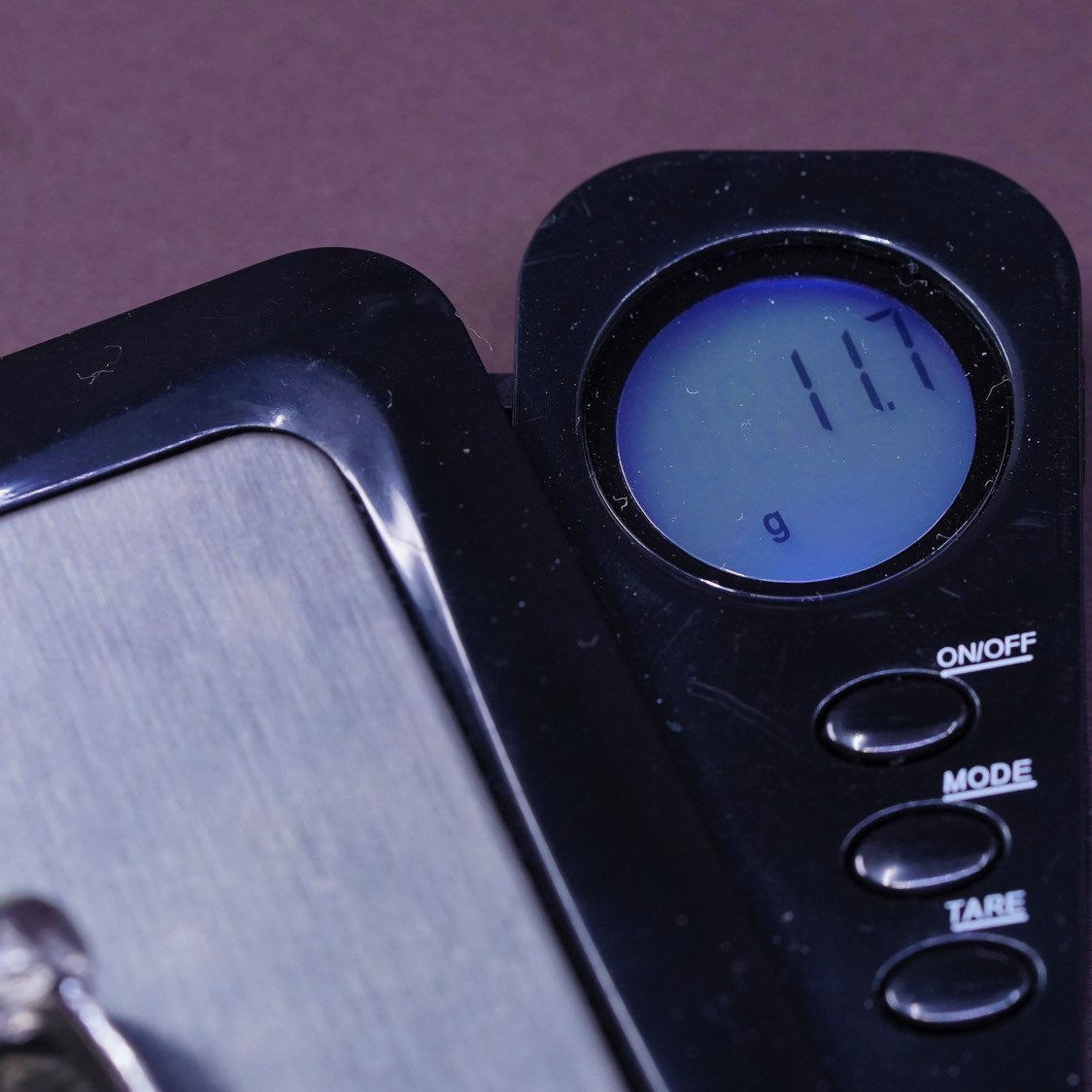 sz 7, PB Sterling silver handmade ring, Mexican 925 wide band w/ China pottery