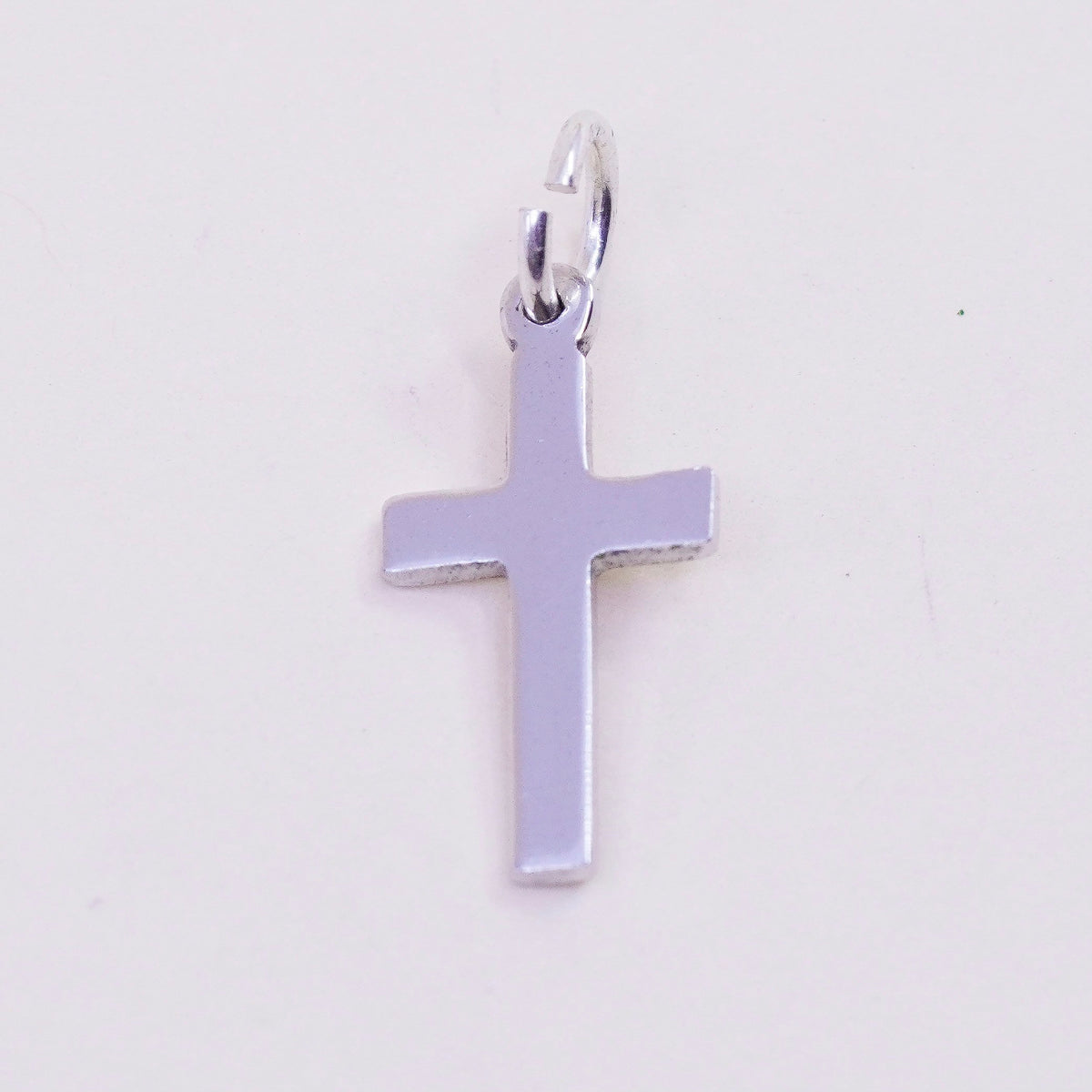 Vintage Sterling silver pendant, 925 cross charm
