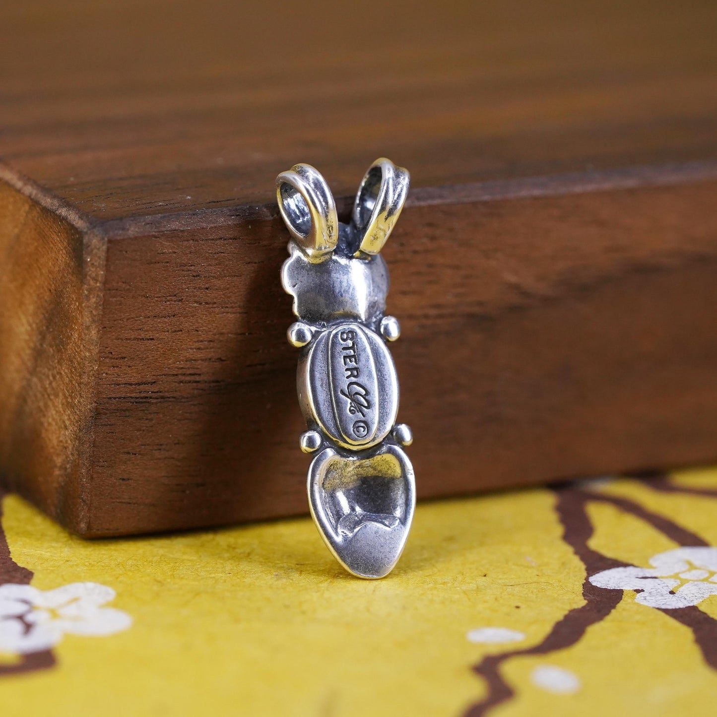 Vintage Relios Carolyn pollack handmade sterling silver 925 pendant turquoise