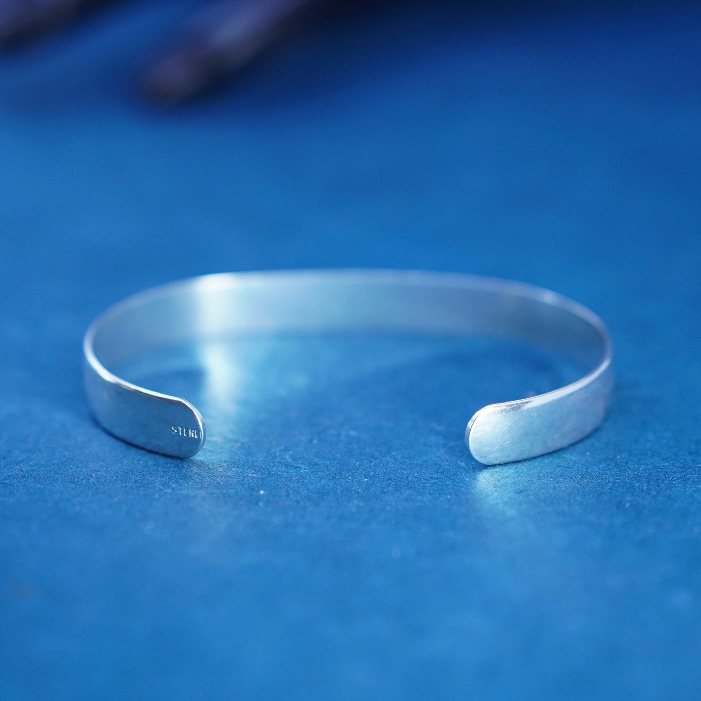 6.5”, sterling silver handmade bracelet, 925 hammered cuff “remember 9.11.01”