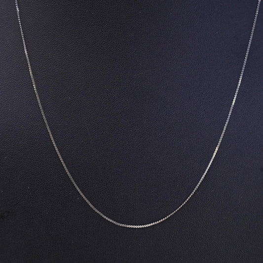 20", Vintage Italian sterling silver 925 s link chain, sterling silver necklace