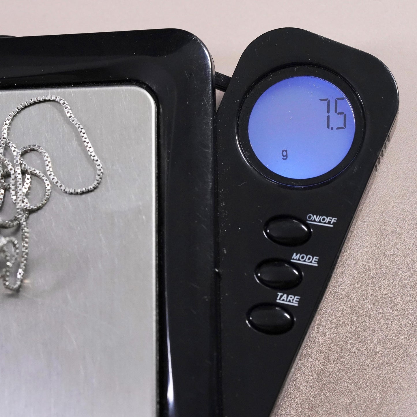 16” Native American Frederick Chavez Sterling 925 silver box necklace turtle