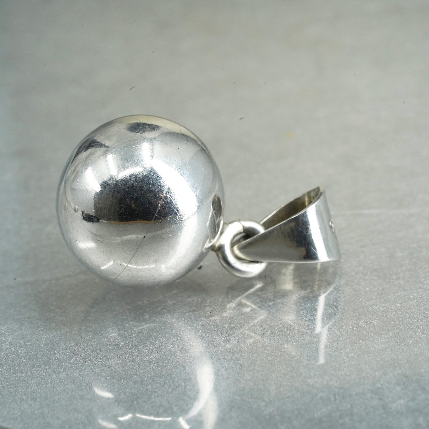 Vintage Sterling 925 silver chime harmony ball, 925 bell