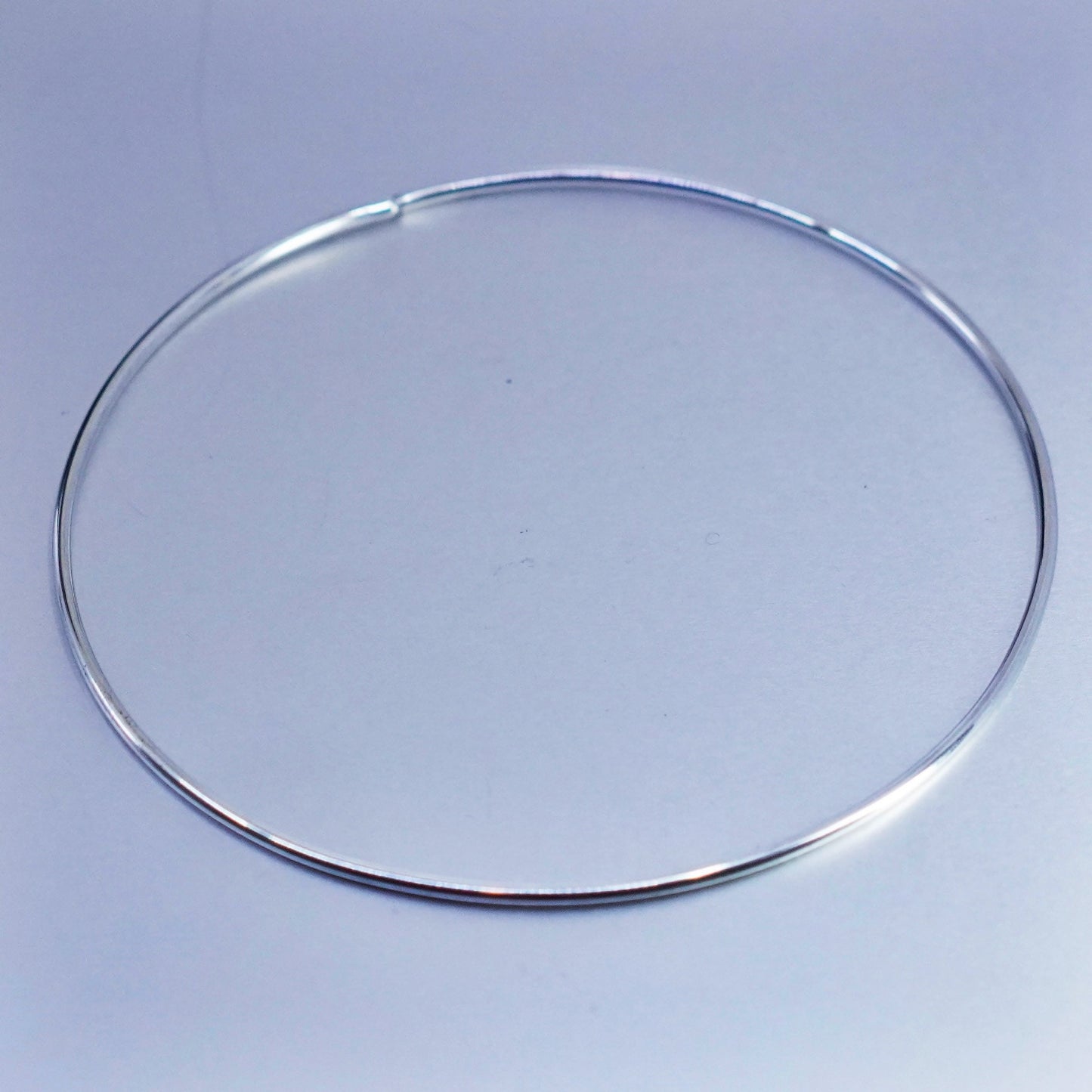 13”, vintage Sterling 925 silver handmade choker collar necklace