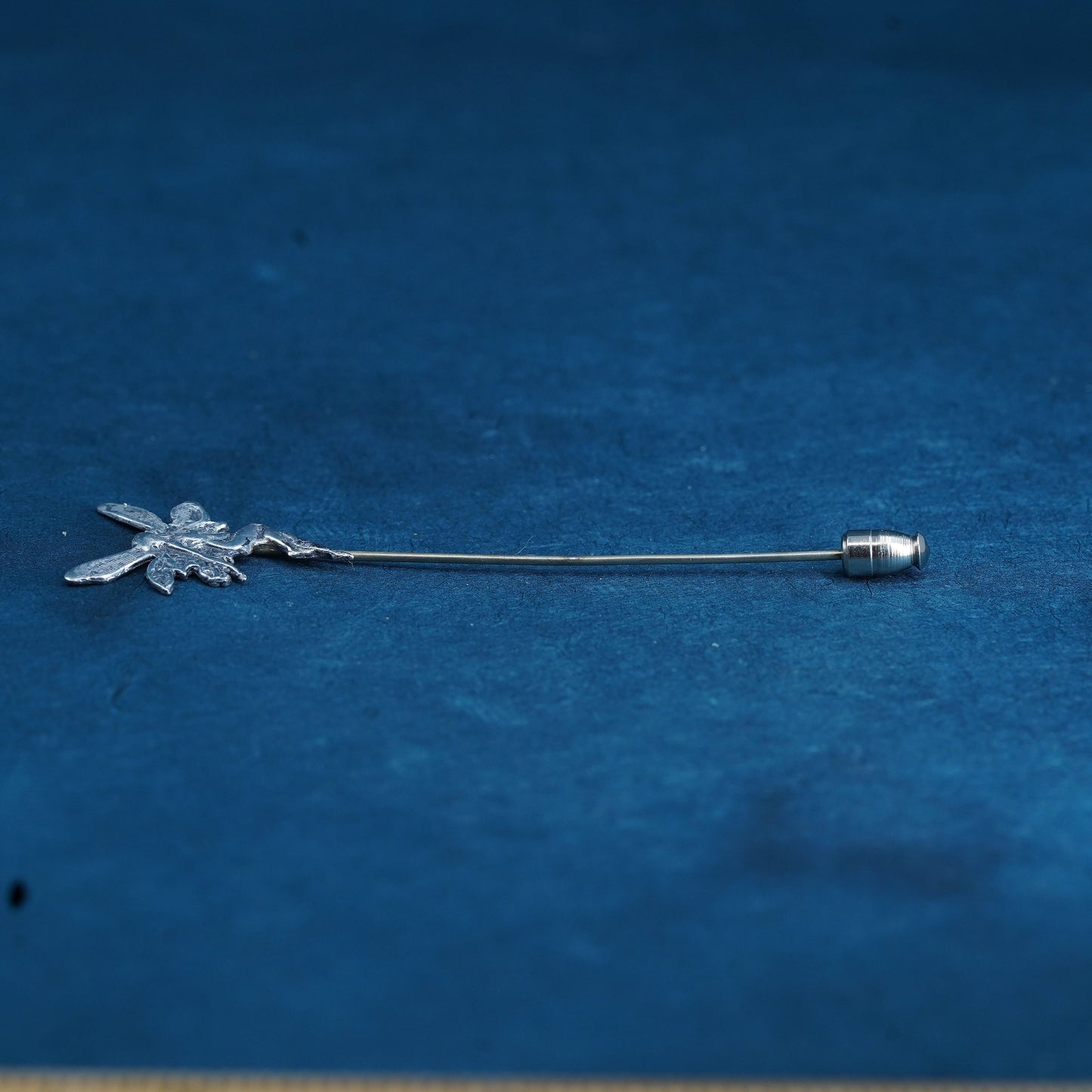Vintage Sterling silver handmade pin, 925 angel pin, stamped Ster