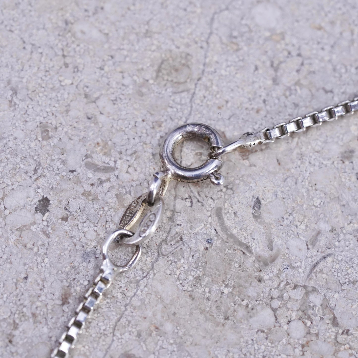 30”, 1.6mm, vintage Sterling silver handmade necklace, 925 box chain