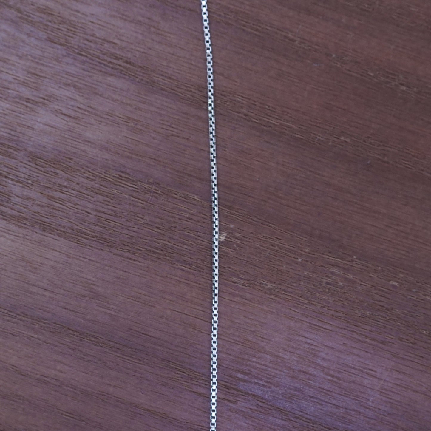 24”, 1mm, vintage Sterling silver box chain, Italy 925 necklace